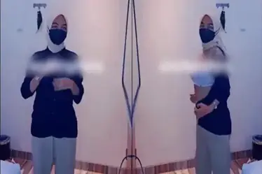 Skandal Hijab Sange Main Sendirian Full HD